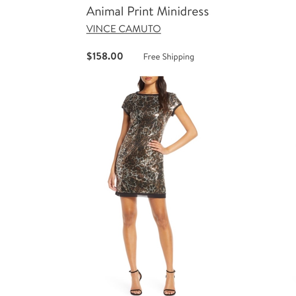 Vince Camuto Animal Print Dress 🆕